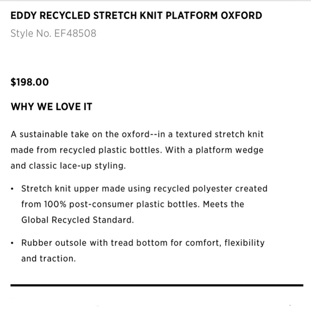 EILEEN FISHER 10 Eddy Knit Platform Oxford Loafers in Graphite Grey • Eddy 2 - Picture 14 of 15